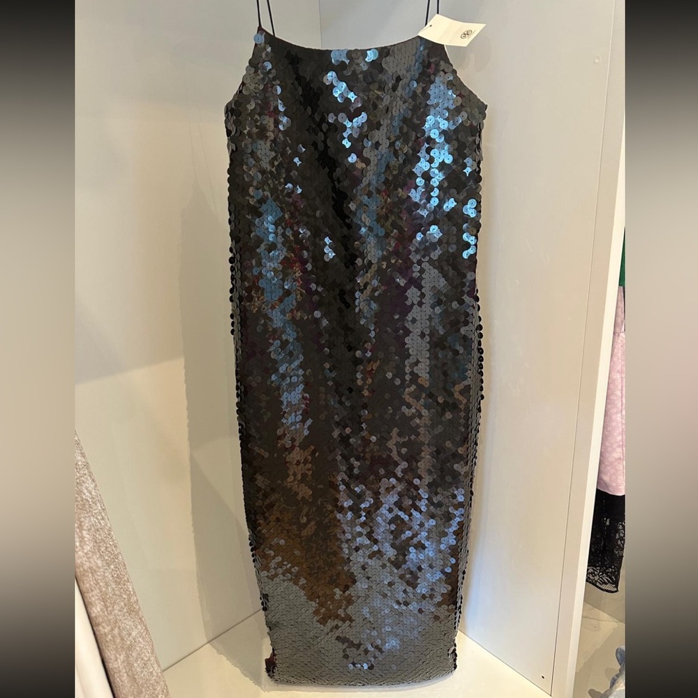 Tory Burch Sequin slip dress NWT size 4